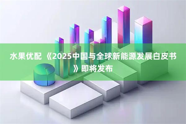 水果优配 《2025中国与全球新能源发展白皮书》即将发布
